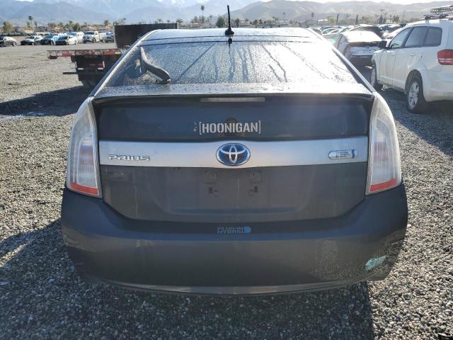 JTDKN3DP8D3043296 - 2013 TOYOTA PRIUS PLUG CHARCOAL photo 6