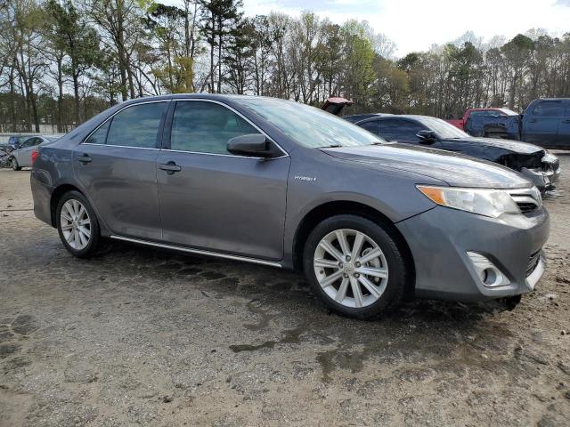 4T1BD1FK1DU093097 - 2013 TOYOTA CAMRY HYBRID GRAY photo 4