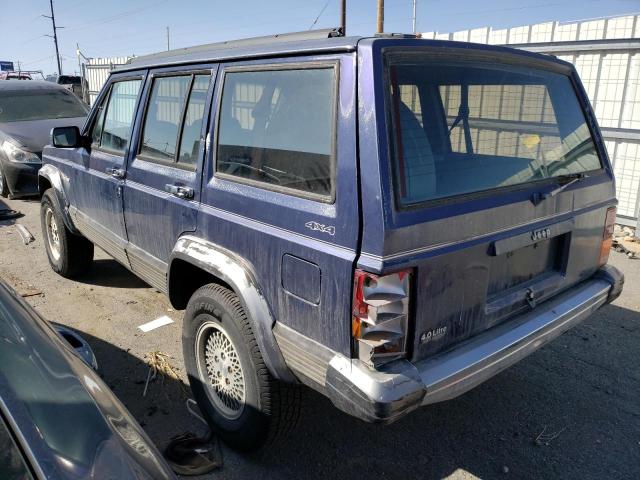 1J4FJ78S0PL574493 - 1993 JEEP CHEROKEE COUNTRY BLUE photo 2