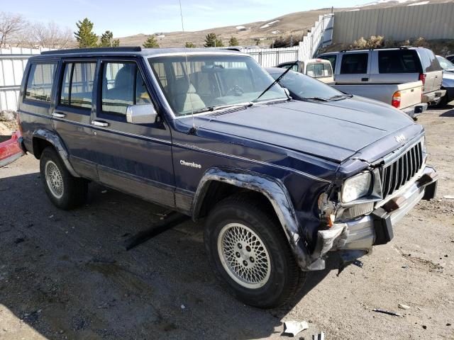 1J4FJ78S0PL574493 - 1993 JEEP CHEROKEE COUNTRY BLUE photo 4