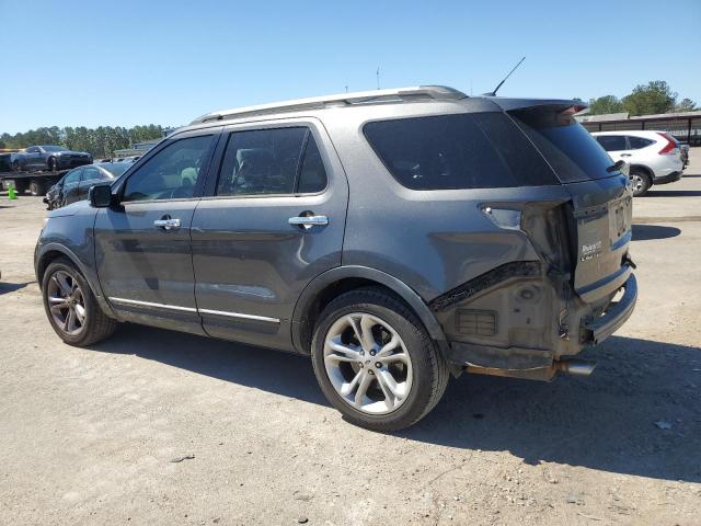 1FM5K7F84FGB02967 - 2015 FORD EXPLORER LIMITED GRAY photo 2