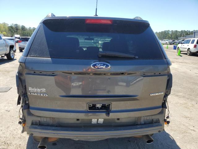 1FM5K7F84FGB02967 - 2015 FORD EXPLORER LIMITED GRAY photo 6