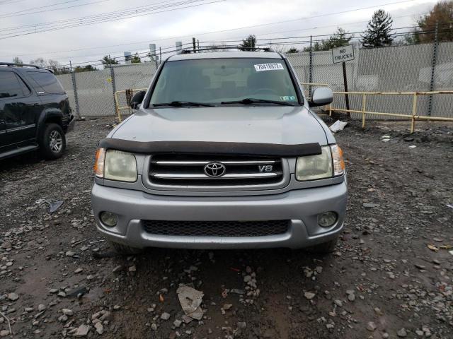 5TDBT48A53S171252 - 2003 TOYOTA SEQUOIA LIMITED SILVER photo 5