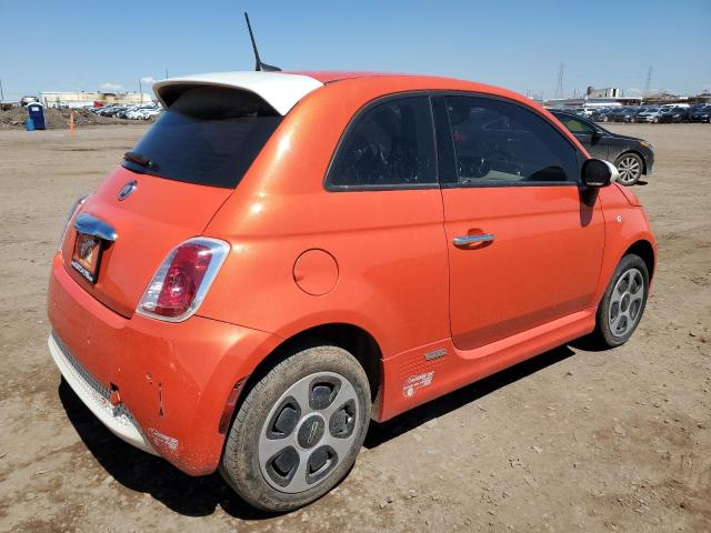 3C3CFFGE2HT625244 - 2017 FIAT 500 ELECTRIC ORANGE photo 3