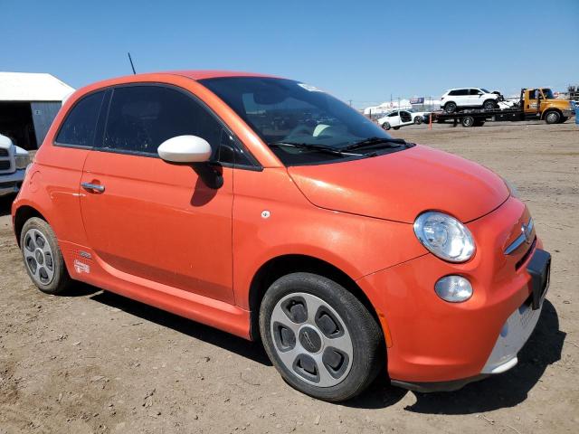 3C3CFFGE2HT625244 - 2017 FIAT 500 ELECTRIC ORANGE photo 4