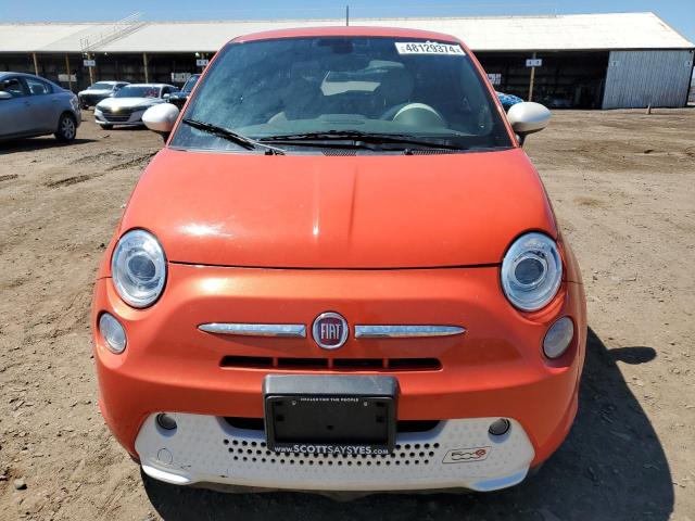 3C3CFFGE2HT625244 - 2017 FIAT 500 ELECTRIC ORANGE photo 5