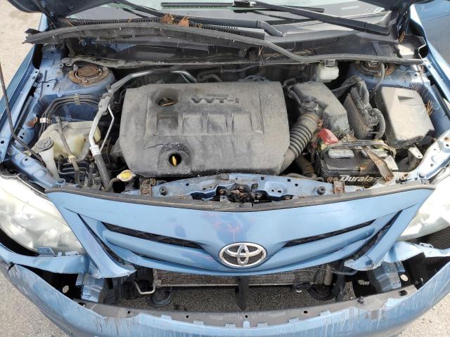 5YFBU4EE1CP010068 - 2012 TOYOTA COROLLA BASE BLUE photo 11