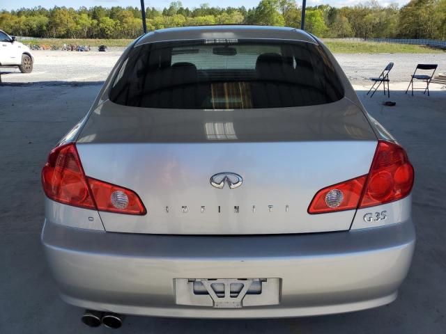 JNKCV51E76M512683 - 2006 INFINITI G35 SILVER photo 6