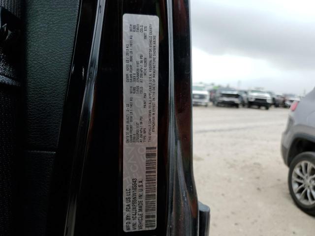 1C4JJXP65NW185543 - 2022 JEEP WRANGLER U SAHARA 4XE BLACK photo 12