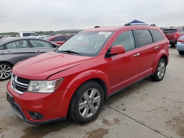 3C4PDCDG7DT716155 - 2013 DODGE JOURNEY CREW RED photo 1