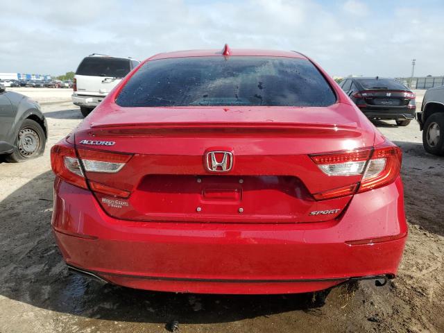 1HGCV1F3XLA120863 - 2020 HONDA ACCORD SPORT RED photo 6