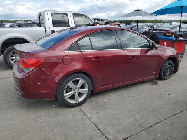 1G1PE5SB0F7268020 - 2015 CHEVROLET CRUZE LT BURGUNDY photo 3