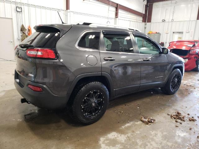 1C4PJMCS0EW298411 - 2014 JEEP CHEROKEE LATITUDE GRAY photo 3