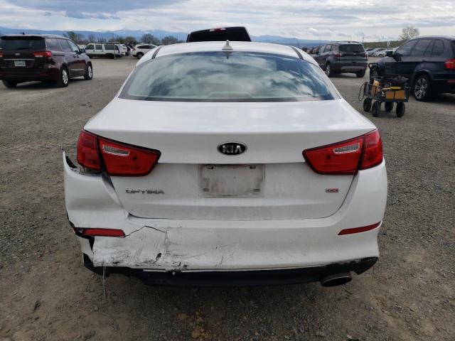 5XXGM4A73FG506645 - 2015 KIA OPTIMA LX WHITE photo 6