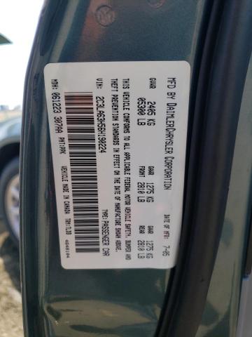 2C3LA63H56H190224 - 2006 CHRYSLER 300C BLUE photo 12