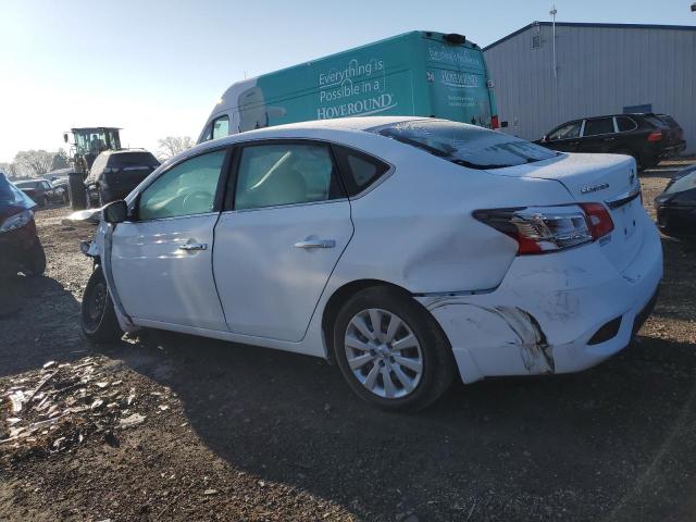 3N1AB7AP5KY440858 - 2019 NISSAN SENTRA S WHITE photo 2