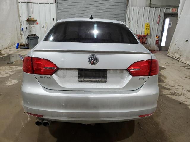 3VW3L7AJ9BM101006 - 2011 VOLKSWAGEN JETTA TDI SILVER photo 6