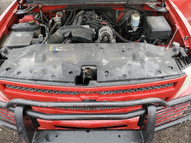 1GCRKSE30BZ163133 - 2011 CHEVROLET SILVERADO K1500 LT RED photo 11