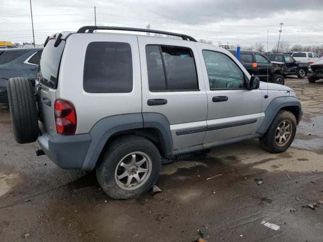 1J4GL48K26W184716 - 2006 JEEP LIBERTY SPORT SILVER photo 3