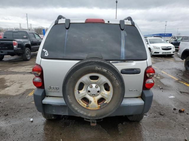 1J4GL48K26W184716 - 2006 JEEP LIBERTY SPORT SILVER photo 6