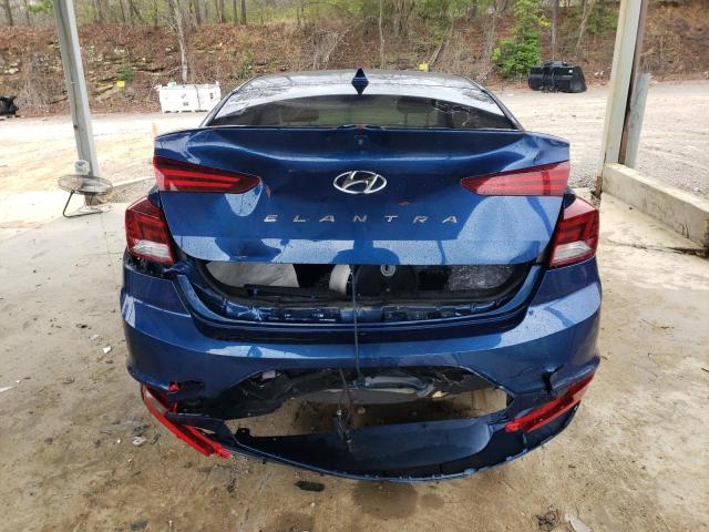 5NPD84LF5KH441419 - 2019 HYUNDAI ELANTRA SEL BLUE photo 6