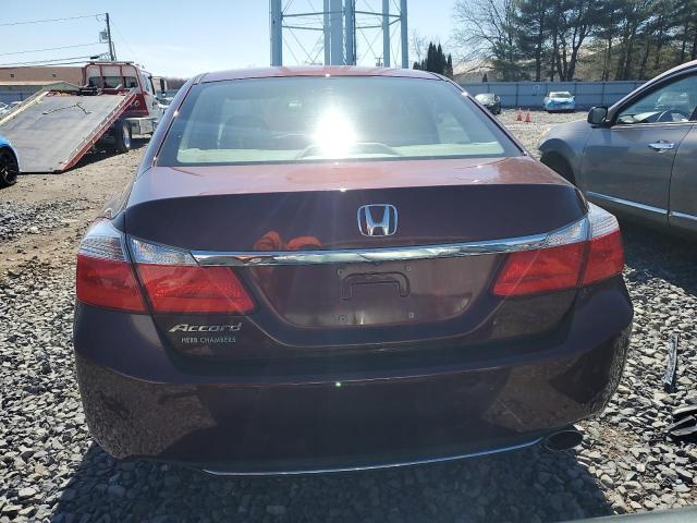 1HGCR2F35FA178443 - 2015 HONDA ACCORD LX BURGUNDY photo 6