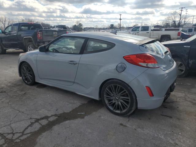 KMHTC6AD5DU155999 - 2013 HYUNDAI VELOSTER SILVER photo 2