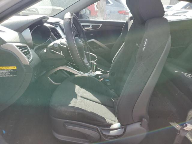 KMHTC6AD5DU155999 - 2013 HYUNDAI VELOSTER SILVER photo 7