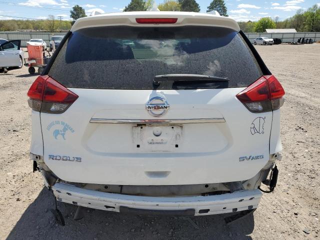 KNMAT2MV4KP518670 - 2019 NISSAN ROGUE S WHITE photo 6