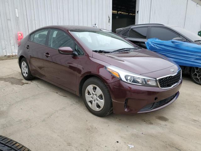 3KPFL4A75JE208324 - 2018 KIA FORTE LX BURGUNDY photo 4