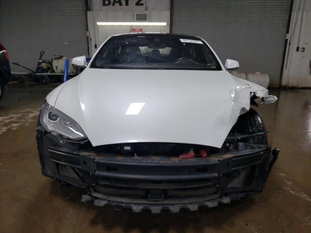 5YJSA1H28FF093507 - 2015 TESLA MODEL S 85D WHITE photo 5