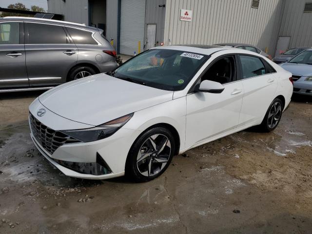 5NPLN4AG3MH026991 - 2021 HYUNDAI ELANTRA SEL WHITE photo 1