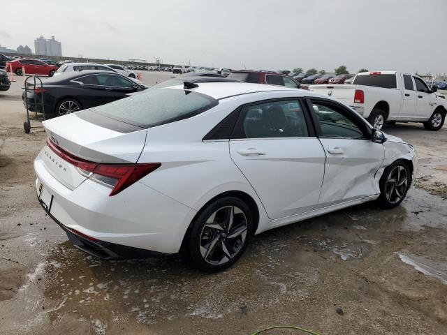 5NPLN4AG3MH026991 - 2021 HYUNDAI ELANTRA SEL WHITE photo 3