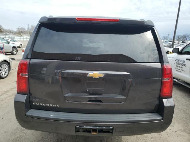 1GNSKHKC1HR352821 - 2017 CHEVROLET SUBURBAN K1500 LT BLACK photo 6