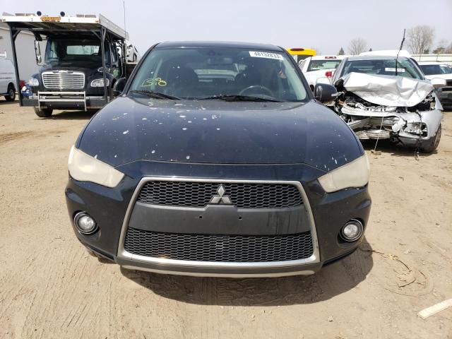 JA4JT5AX5AZ016383 - 2010 MITSUBISHI OUTLANDER GT BLACK photo 5