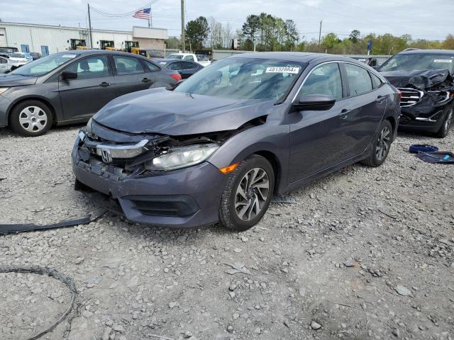 19XFC2F71HE012744 - 2017 HONDA CIVIC EX GRAY photo 1