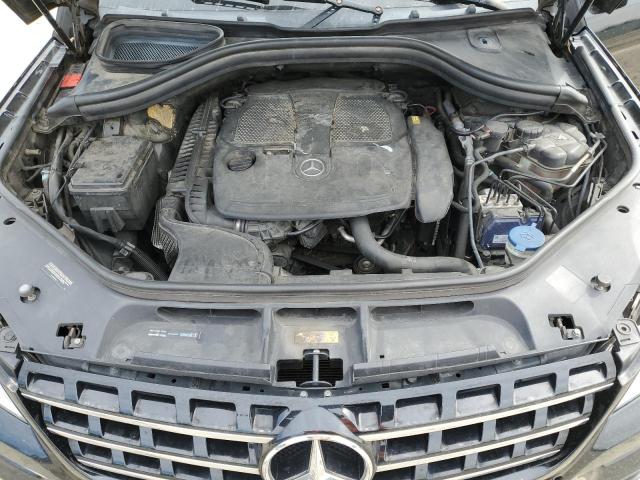 4JGDA5HB0FA447962 - 2015 MERCEDES-BENZ ML 350 4MATIC BLACK photo 12