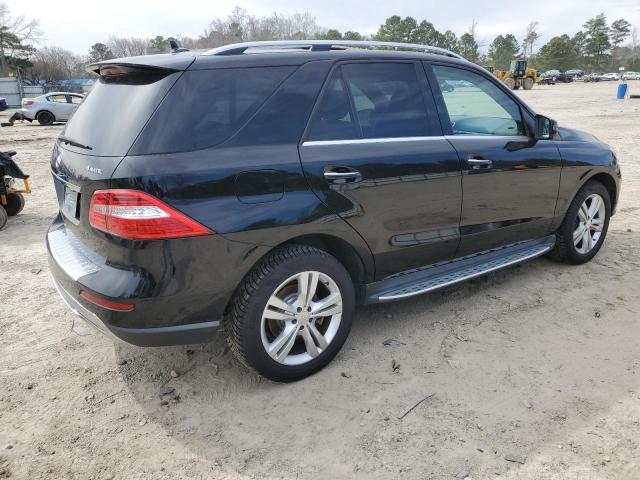 4JGDA5HB0FA447962 - 2015 MERCEDES-BENZ ML 350 4MATIC BLACK photo 3