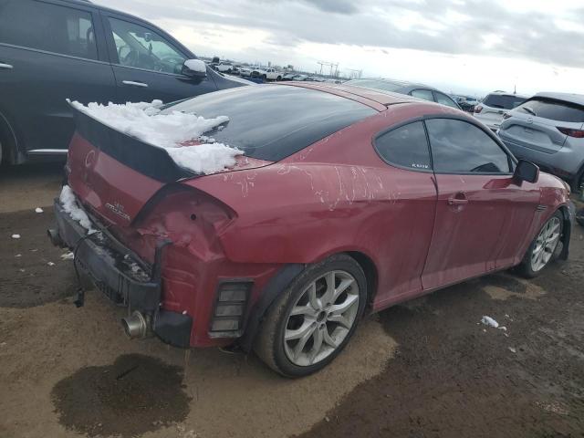 KMHHN66F77U253608 - 2007 HYUNDAI TIBURON GT RED photo 3