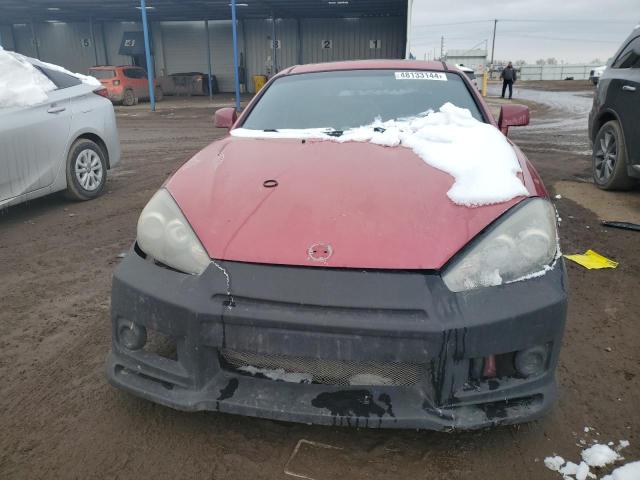 KMHHN66F77U253608 - 2007 HYUNDAI TIBURON GT RED photo 5