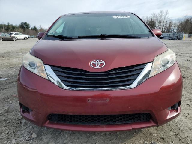5TDKK3DC6BS169626 - 2011 TOYOTA SIENNA LE RED photo 5