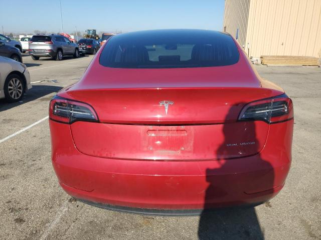 5YJ3E1EB5JF121513 - 2018 TESLA MODEL 3 RED photo 6