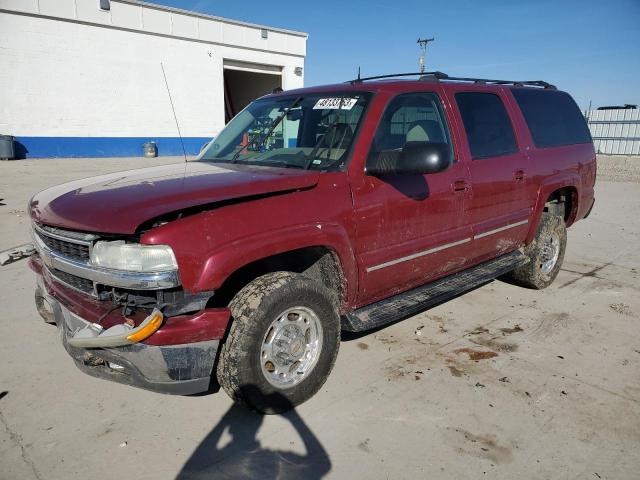 3GNGK26U84G120913 - 2004 CHEVROLET SUBURBAN K2500 BURGUNDY photo 1