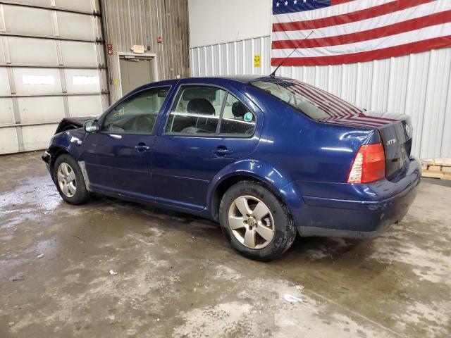 3VWSE69M63M086285 - 2003 VOLKSWAGEN JETTA GLS BLUE photo 2