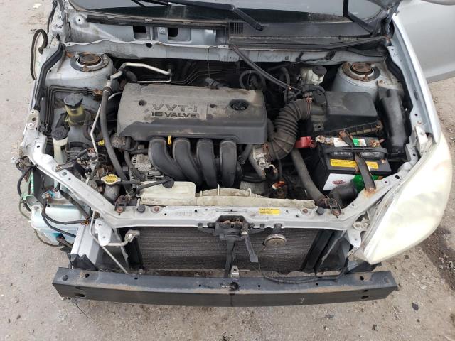 2T1KR30E87C670813 - 2007 TOYOTA COROLLA MA XR SILVER photo 11