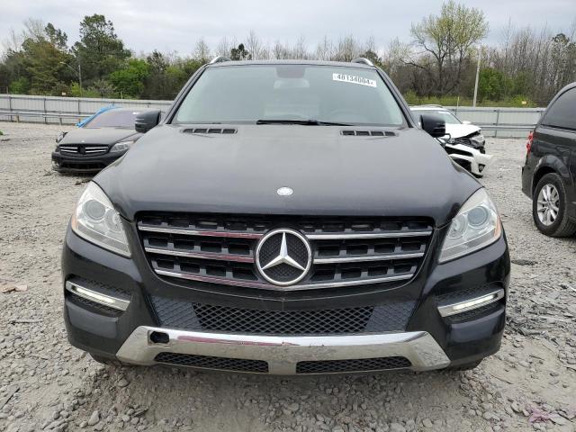 4JGDA5HBXCA019098 - 2012 MERCEDES-BENZ ML 350 4MATIC BLACK photo 5