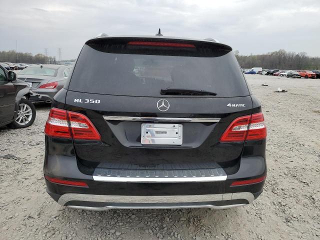 4JGDA5HBXCA019098 - 2012 MERCEDES-BENZ ML 350 4MATIC BLACK photo 6
