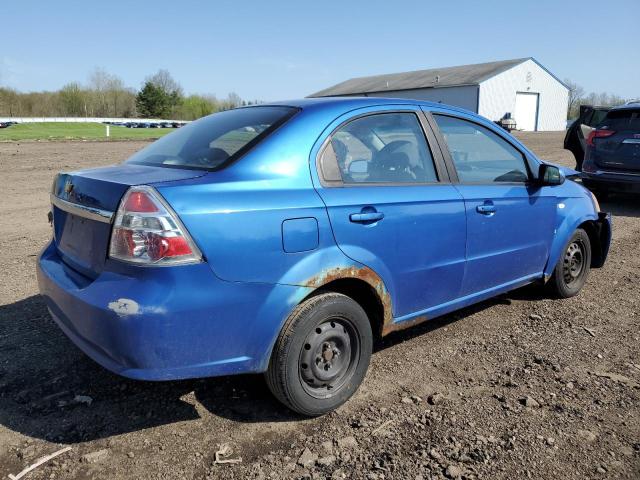 KL1TD56677B102461 - 2007 CHEVROLET AVEO BASE BLUE photo 3