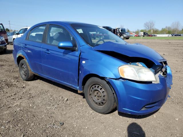 KL1TD56677B102461 - 2007 CHEVROLET AVEO BASE BLUE photo 4