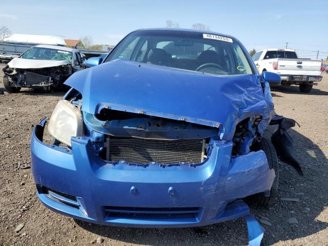 KL1TD56677B102461 - 2007 CHEVROLET AVEO BASE BLUE photo 5